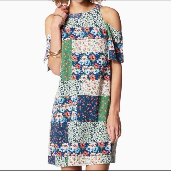 Charming Charlie Dresses & Skirts - Charming Charlie Floral Cold Shoulder Dress Size M